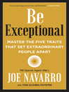 Cover image for Be Exceptional